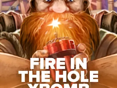 Fire in the Hole — Nolimit City title on Golden Genie Casino (RTP 96.1%)